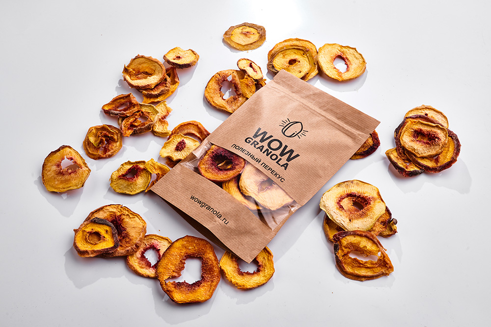 Персик чипсы 100% натуральные